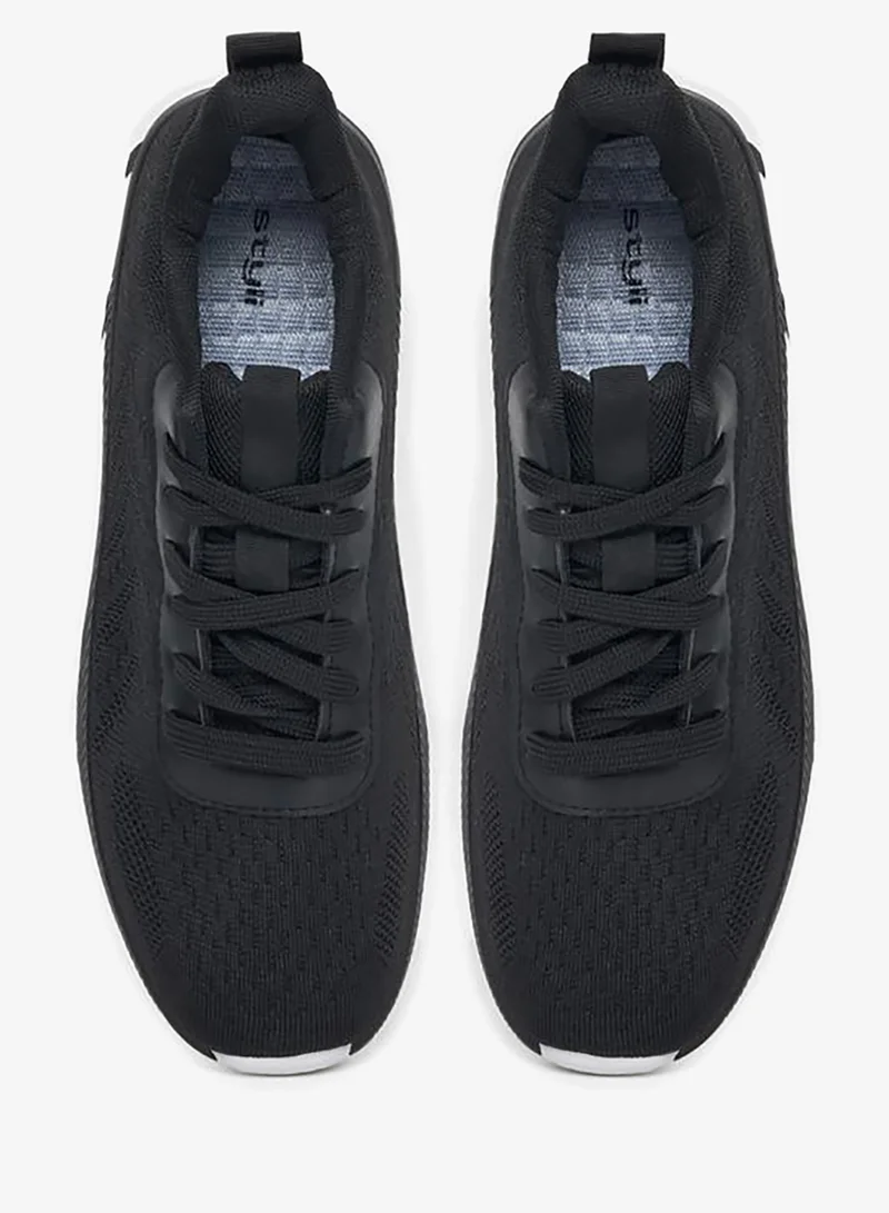 Styli Active Textured Lace Up Shoes