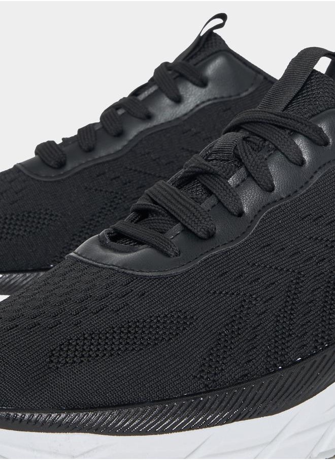 Styli Textured Lace Up Shoes  - Image 5
