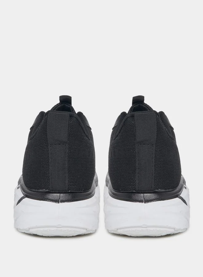 Styli Textured Lace Up Shoes