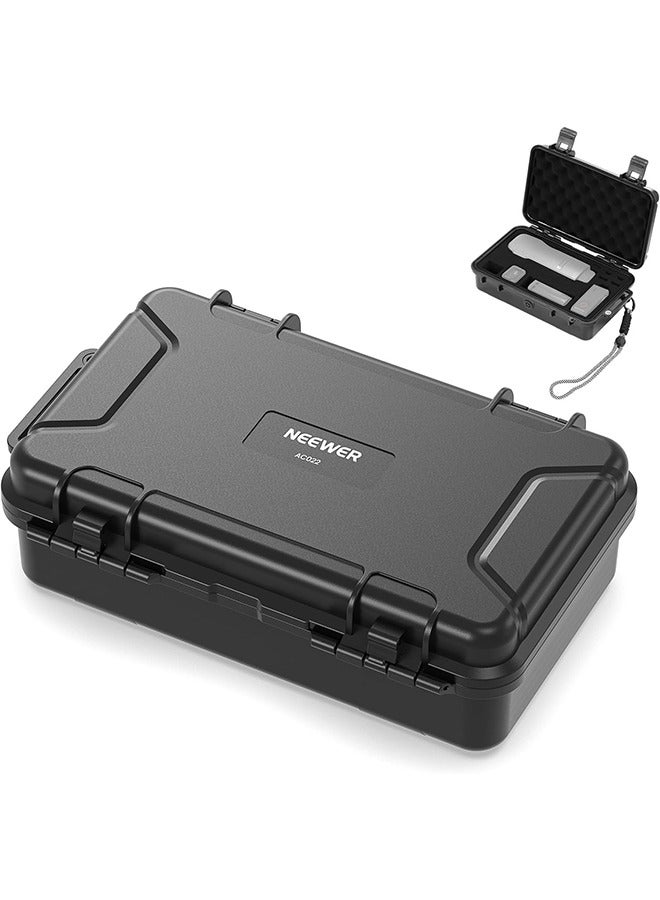 نيوير حقيبة NEEWER الصلبة متوافقة مع ملحقات DJI Osmo Pocket 3 وCreator Combo، مقاومة للماء والغبار والصدمات IP67، حقيبة تخزين محمولة للسفر مع حشوات إسفنجية مخصصة و17 فتحة، AC022 - Image 1
