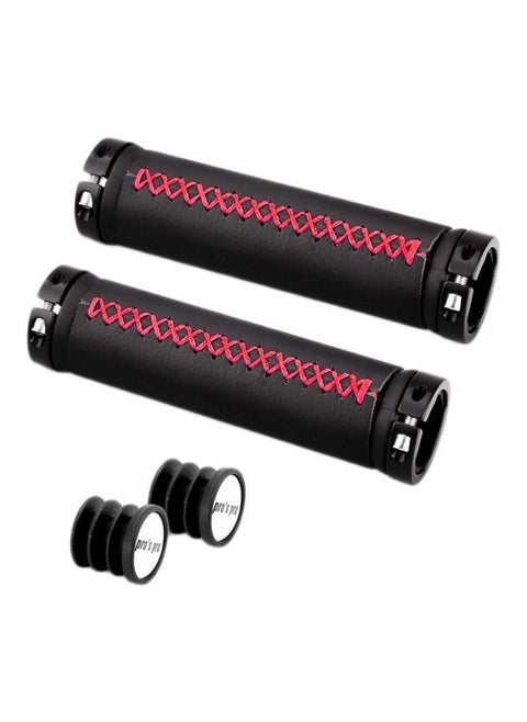 Pack Of 4 Bicycle Handlebar Grips With End Caps 13x2.2cm