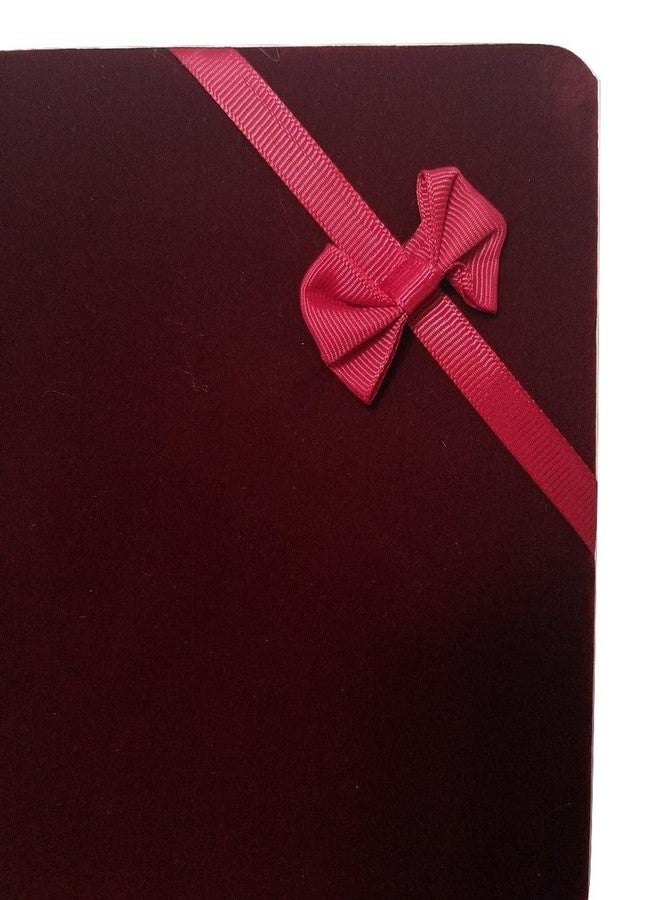 JM Future XL Extra Large Burgundy Velvet Set Gift Box for Jewelry - Necklace Earring & Bracelet - Image 5