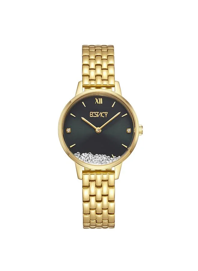 إكستاسي Women's Stainless Steel Analog Watch E23505-GBGG - 31x37.5 mm