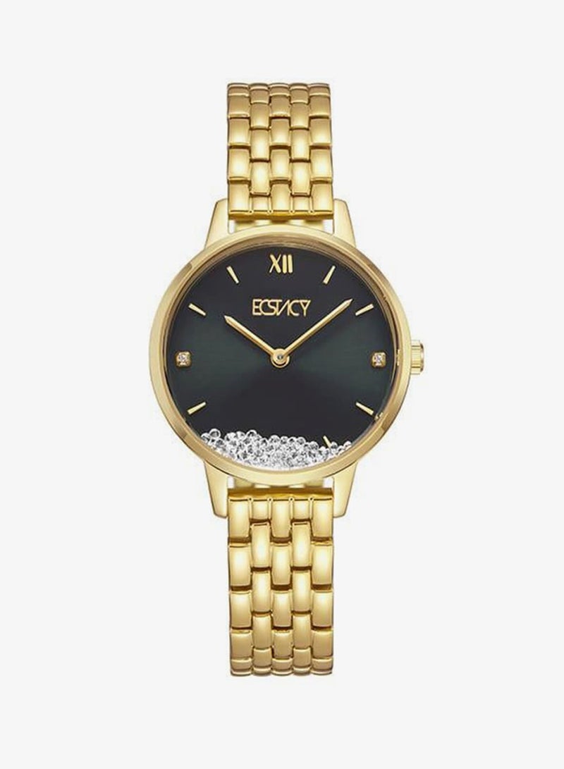 ECSTACY Women's Stainless Steel Analog Watch E23505-GBGG - 31x37.5 mm - Image 1