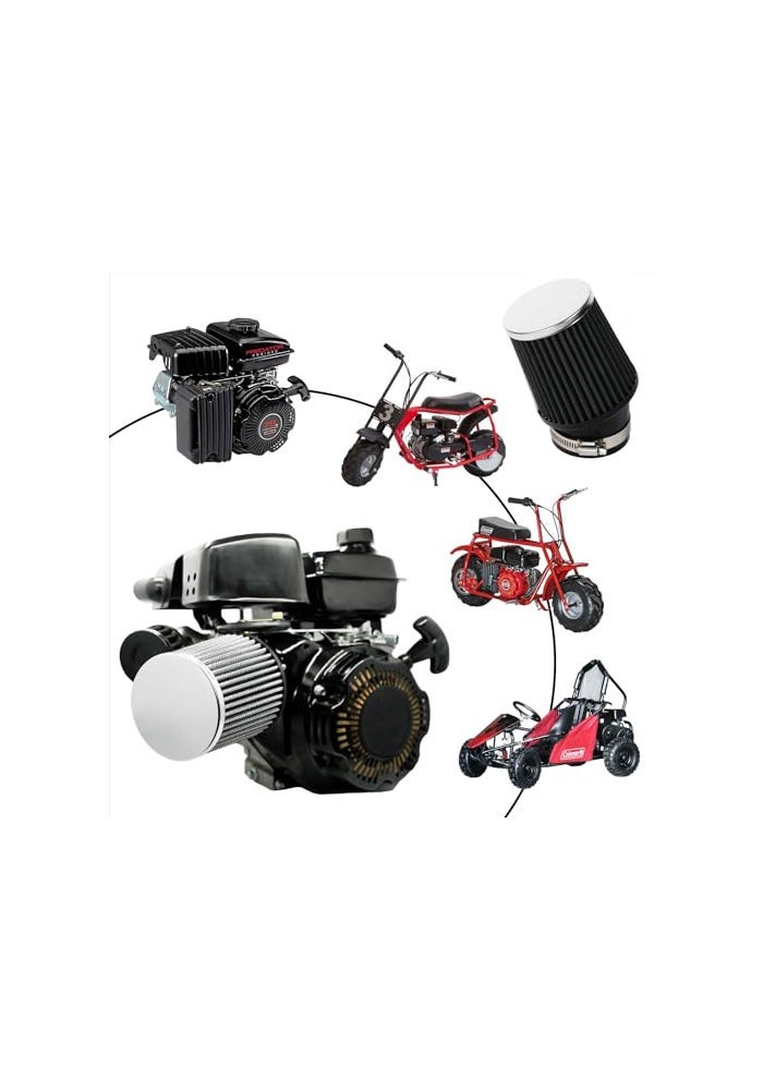 JMCHstore Performance Carburetor Carb Air Filter Adapter Kit for FRP GMB100 Coleman CT100U CC100X 98cc Predator 79cc 3HP Engine Massimo MB100 79cc Mini Bike SK100 CK100 Go KartBlack - Image 3