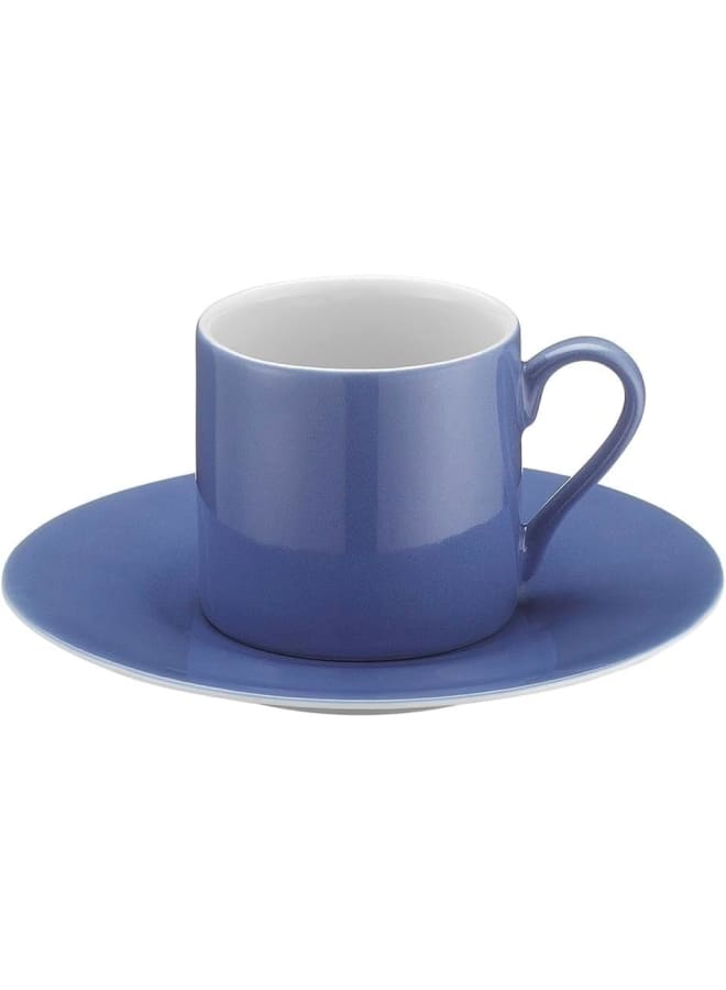 Kutahya Kütahya Porselen Porcelain Ruya Coffee Cup Saucer 12-Pieces Set - Image 2