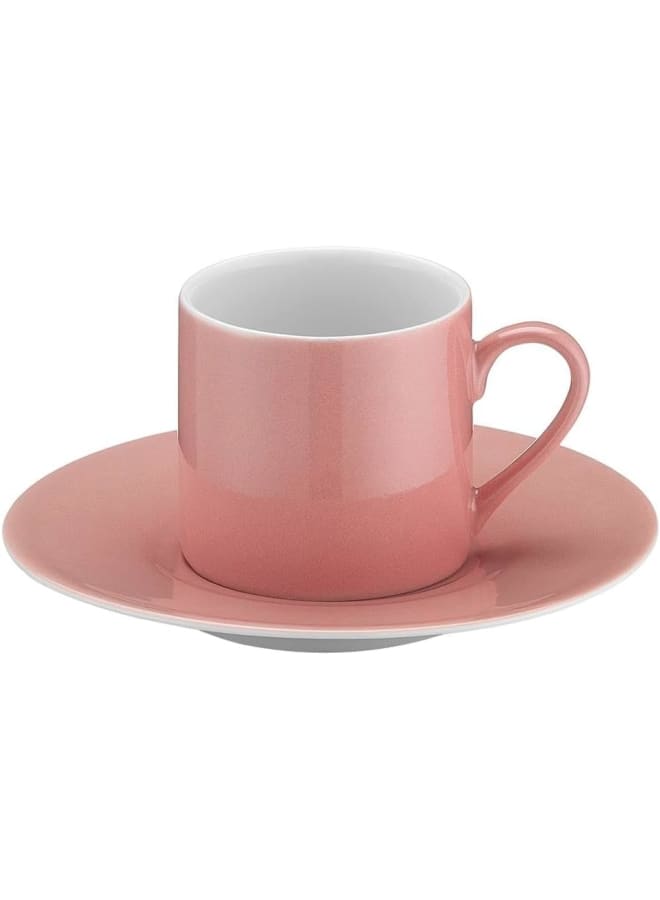 Kutahya Kütahya Porselen Porcelain Ruya Coffee Cup Saucer 12-Pieces Set - Image 3