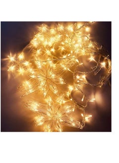 Generic New decoration snowflake star moon LED string light for home hanging curtain tree decor  - Image 3