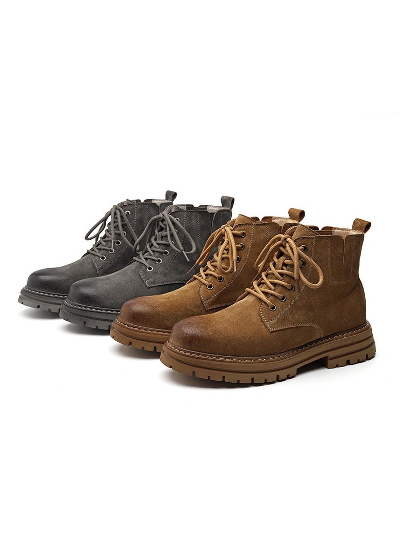 Warrior New retro trendy fashion boots  - Image 4