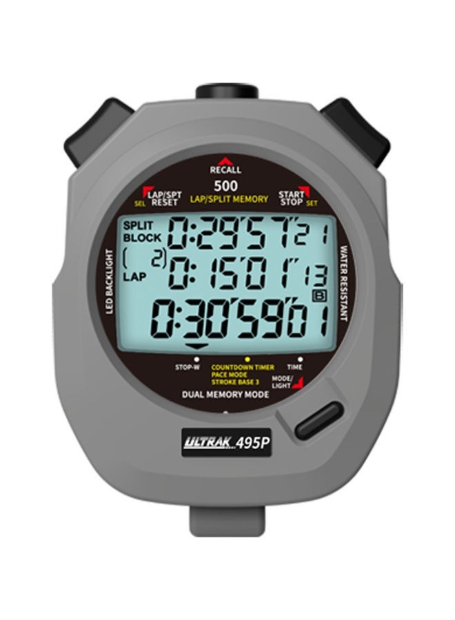 Generic Electronic Stopwatch DT495P Dinger ULTRAK Osek 500 Channel 3 Row Display Timer Track And Field Training-Display Accuracy:Vitality Yellow  - Image 5