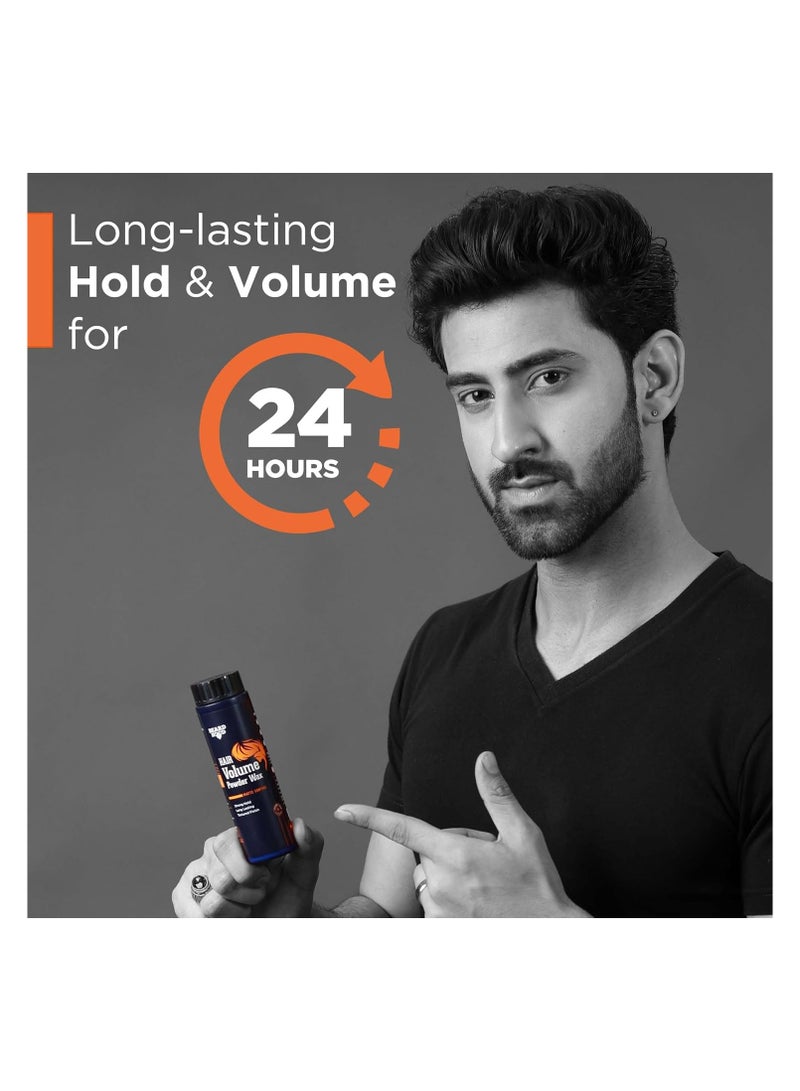 Beardhood Hair Volumizing Powder Wax For Strong Hold Matte Finish Hair Styling Natural & Zero Toxin Hair Styling Powder White 10g - Image 2