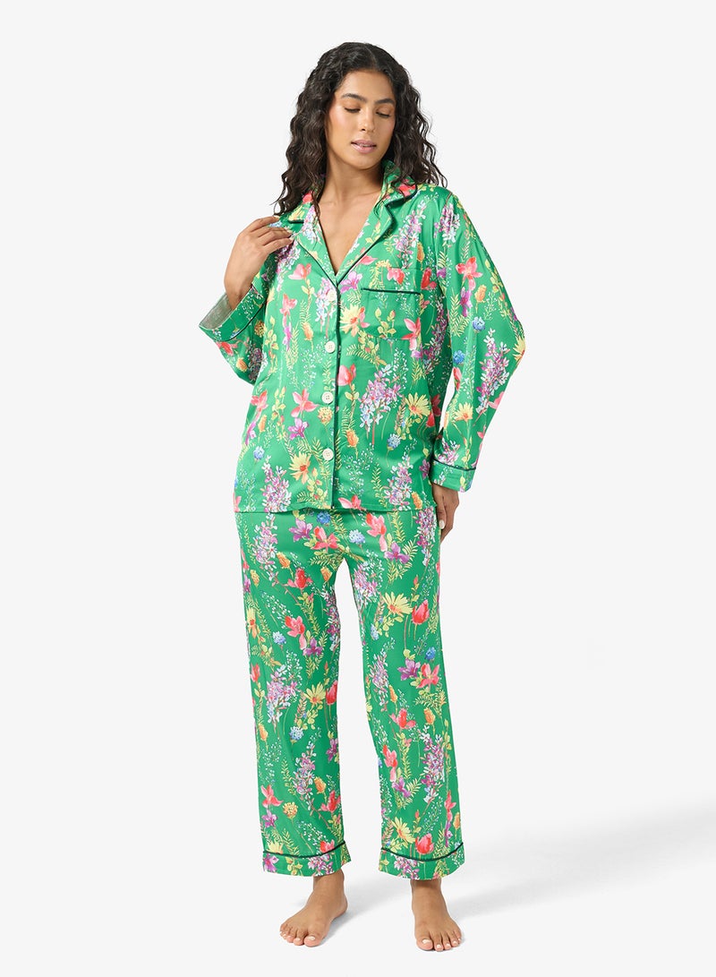 Khizana Floral Printed Pyjama - Image 5