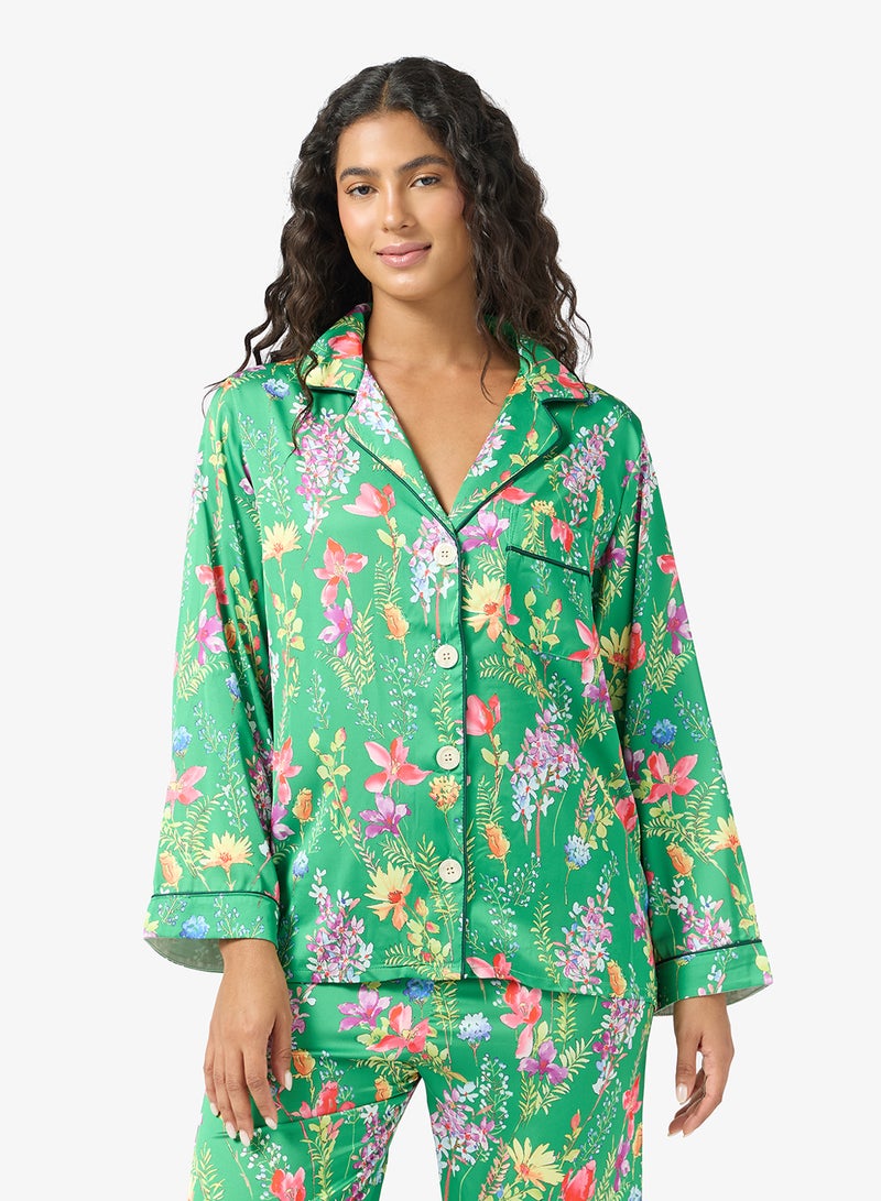Khizana Floral Printed Pyjama - Image 3