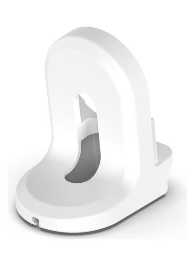 NIBEMINENT ECG Universal Silicone Bracket Holder For Huawei Watch 3 / GT2 Pro White - Image 3