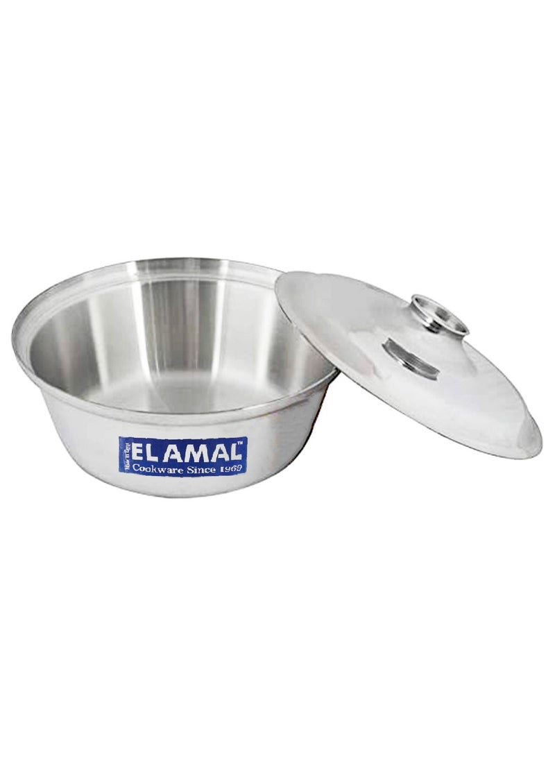 ELAMAL طقم قدور الالمنيوم مخروطي مكون من 4 حلل صناعة مصرية مقاس 16 سم / 18 سم / 20 سم / 22 سم - Image 2