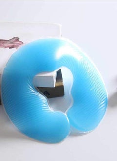 Y&D Massage Table Face Cradle Silicone U-shaped Pillow Rest Cushion for Beauty Spa Salon Blue  - Image 5