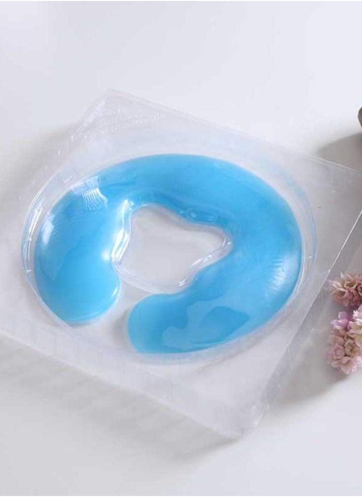 Y&D Massage Table Face Cradle Silicone U-shaped Pillow Rest Cushion for Beauty Spa Salon Blue  - Image 4
