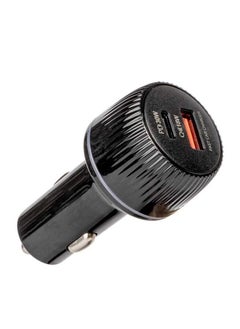 ZO7 USB-C Car Charger, Ultra-Compact Dual Port Car Adapter with 30W USB Type-C Port, 18W Qualcomm QC 3.0 USB Port and Overheat Protection Compatible with Androind & iPhone,iPad Pro, DriveGear-20W  - Image 1