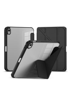Terra Cover for iPad Terra 11 Pro 2018/2020/2021/2022 with smart pen holder, slim smart cover with kickstand, black/transparent  - Image 1