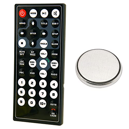 YAOHUIMI Replacement Remote Control for Dual Axxera Jensen Electronics Car Audio Digital Media Receivers Remote Control XDVD236BT DV526BT XDVD256BT DV527BT XDVD770BT XDVD176BT AXV150BT AVM101LH AVM700Ui - Image 1