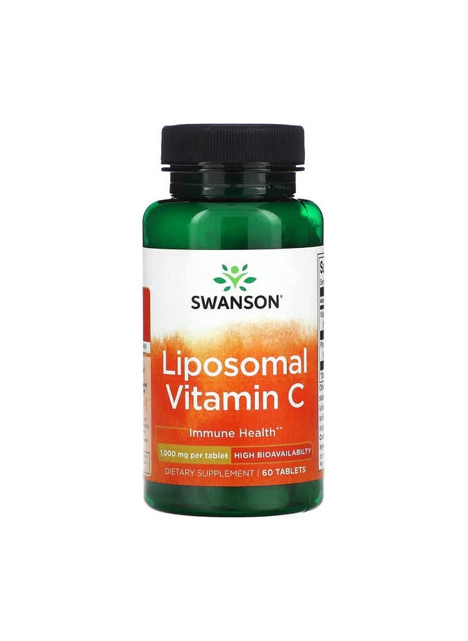 SWANSON Liposomal Vitamin C, 1,000 mg, 60 Tablets 