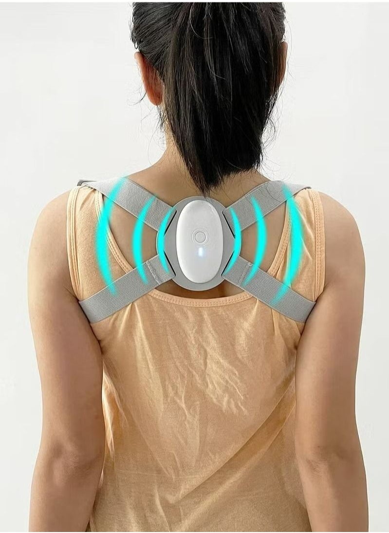 Generic - Smart Posture Corrector With Upper Back Brace With Vibration Intelligent Posture Reminder With Posture Trainer For Women Kids Men With Prevent Humpback Keep Right Posture - Image 1