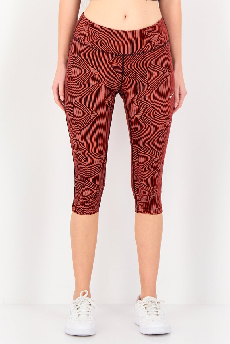 Nike Women Tight Fit Training 3/4 Leggings, Multicolor - Image 1