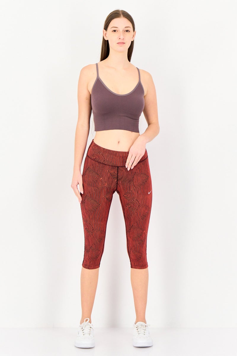 Nike Women Tight Fit Training 3/4 Leggings, Multicolor - Image 2