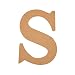 Plaid Unfinished Wood Letter 5 Wooden Surface Perfect for DIY Arts and Crafts Projects 63572 - Image 2