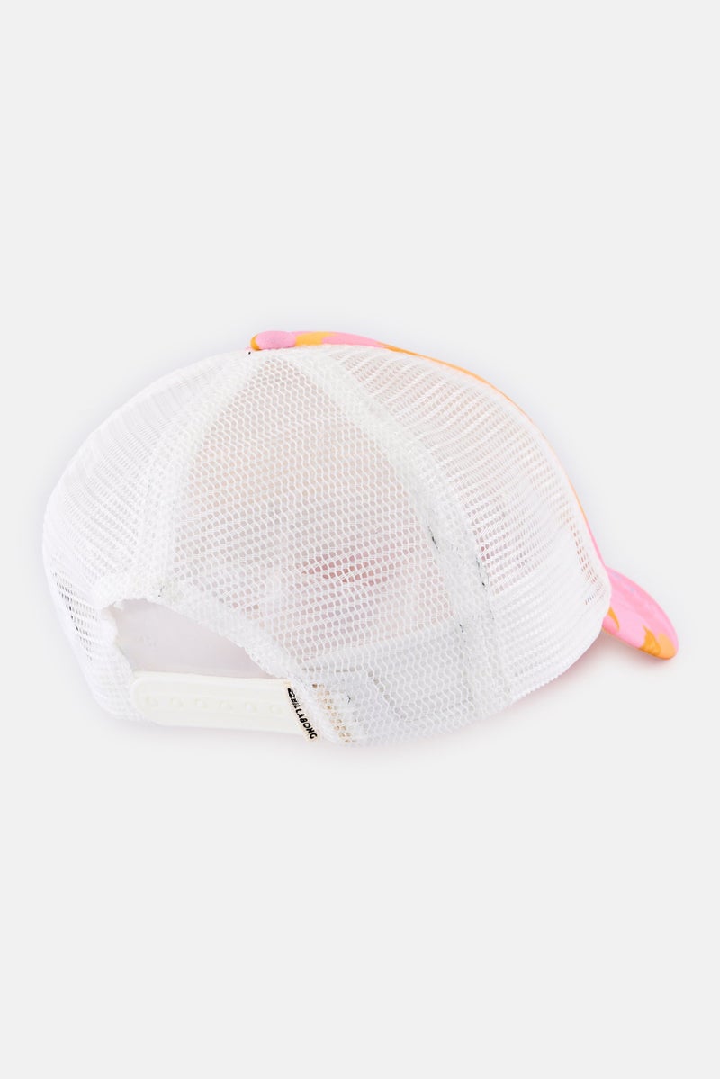 Billabong Women Floral Print Snapback Cap, Multicolor - Image 2