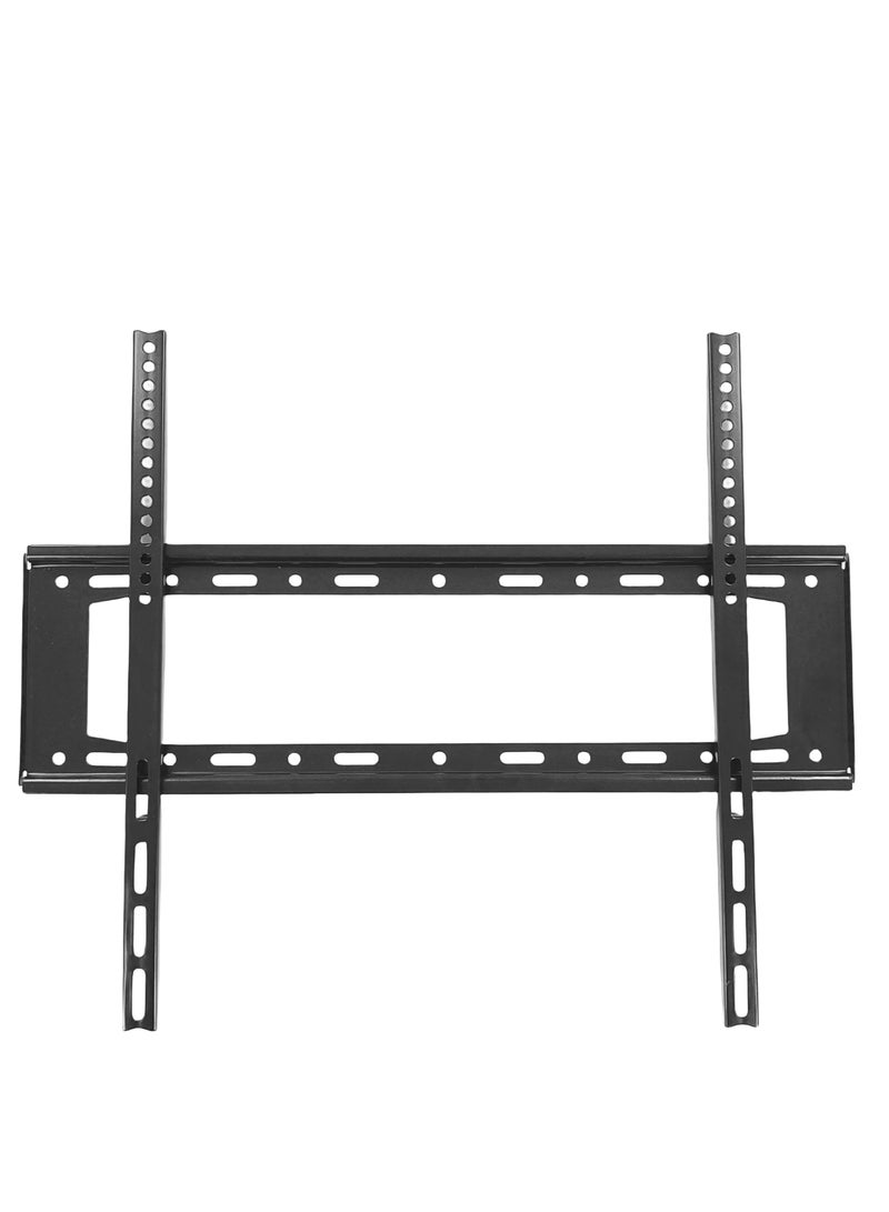 أزتك حامل جدار تلفاز ثابت متين للشاشات من 32 إلى 85 إنش (LED، LCD، OLED) بحد أقصى VESA 600x400 وسعة تحميل 75 كجم، تصميم منخفض البروفايل ونحيف، هيكل فولاذي متين (أسود) - Image 1