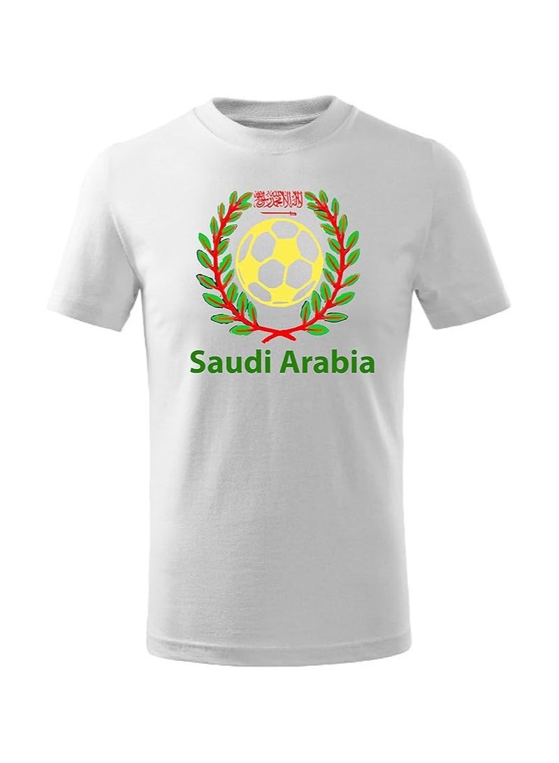 Saudi Arabia Football Fans Printed Tshirts Supporting The Football Jersey Tshirts For Men|Women|Kids To Win The Cup - Image 1
