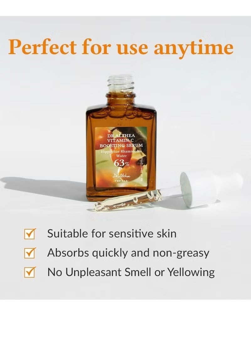 Dr.althea Sérum booster de vitamine C et sérum vitaminé doux du Dr Thea Convient aux peaux sensibles Unifie le teint Bon pour la pigmentation et les soins coréens de la peau Stimule et revitalise - Image 3