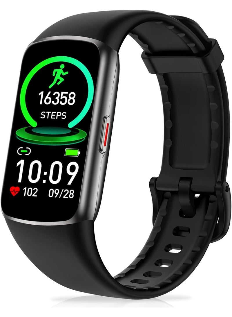 TANMASHI HD Screen Smart Watch Business Smartwatch Wireless Notification Office Sport Tracker, Black - Image 1