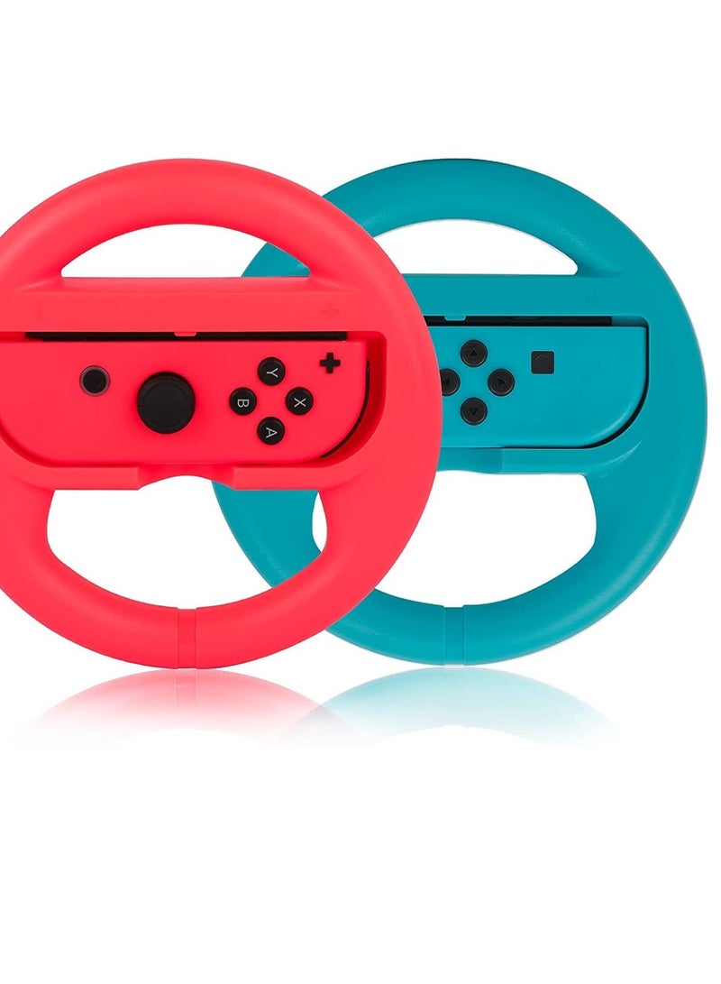 HB-S002 2Pcs Game Wheel Compatible with Nintendo Switch Joypad Handle Steering Wheel NS Switch Controller - Image 1
