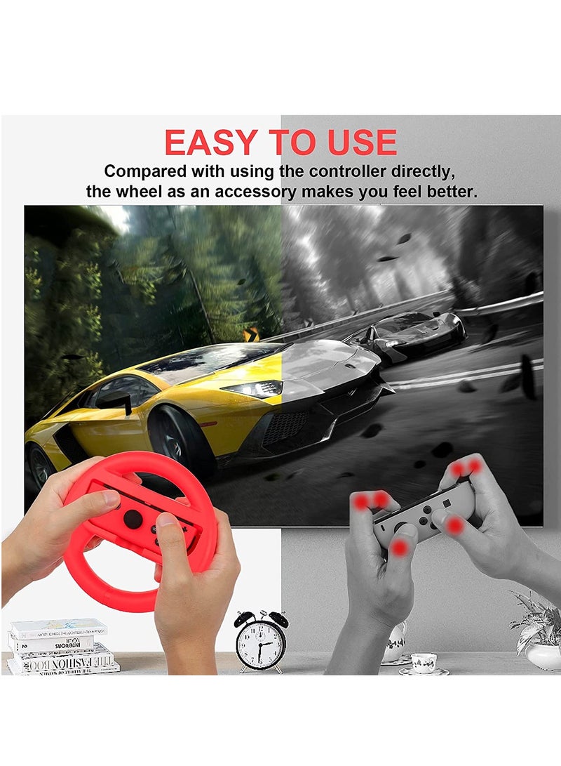 HB-S002 2Pcs Game Wheel Compatible with Nintendo Switch Joypad Handle Steering Wheel NS Switch Controller - Image 4