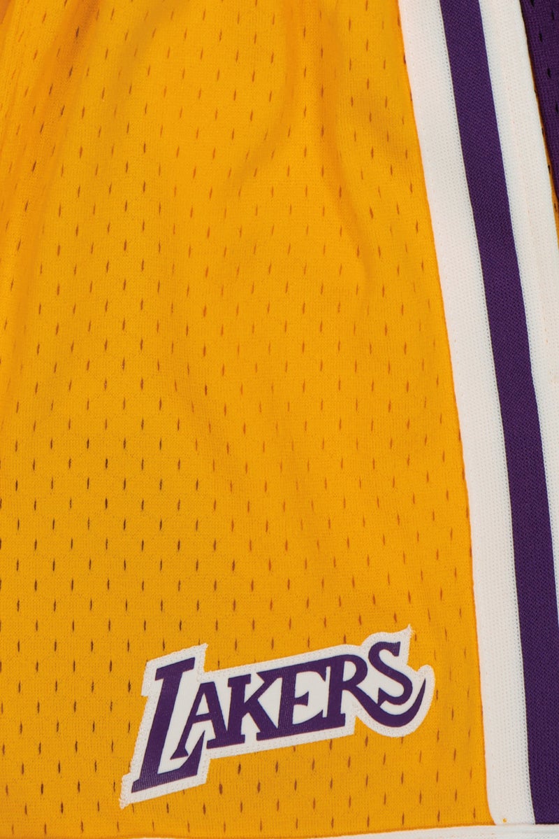 Mitchell & Ness Women Sportswear Fit  Los Angeles Lakers Basketball Shorts, Multicolor - Image 5