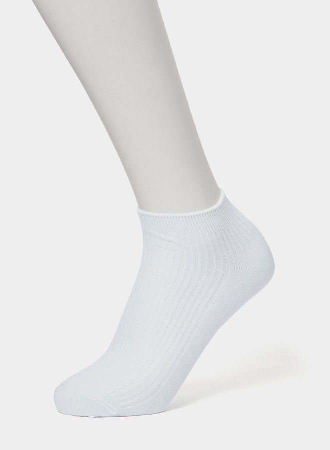 Styli Pack of 4 -Ribbed Ankle Length Socks  - Image 2