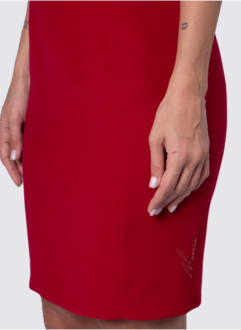 NIVA FASHION HOUSE - Detachable Cape Style Torso Dress - Image 1