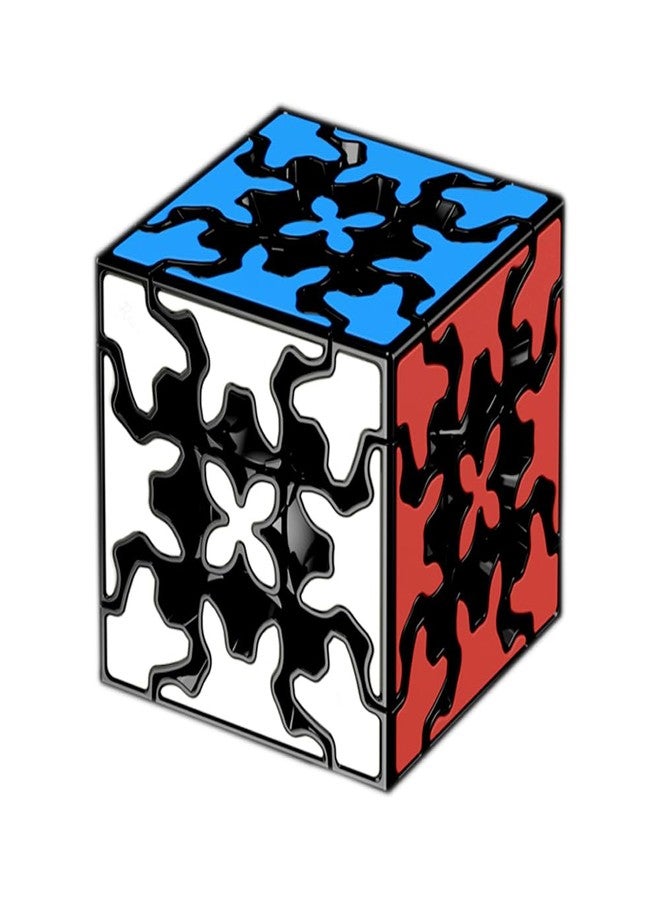 Cubelelo Drift Gear 3x3 Tiled Black Puzzle - Unique Gear Mechanism Speedcube for Enthusiasts & Beginners | Durable, Smooth-Turning, and Visually Striking 3x3 Magic Cube for Kid - Image 1