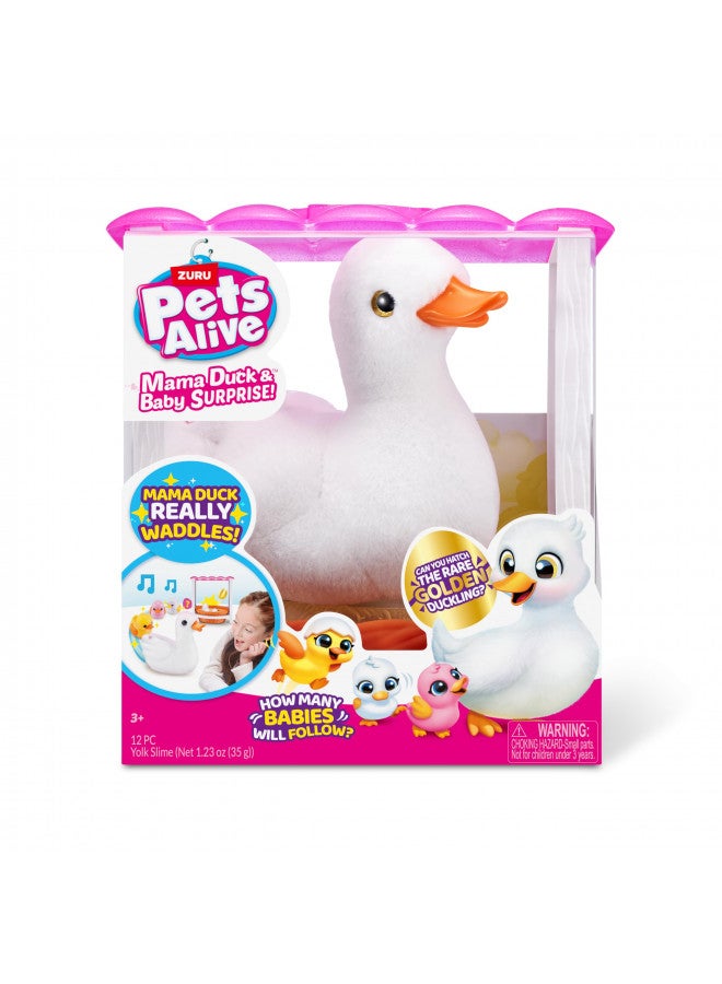 Pets Alive Mama Duck Surprise by ZURU, 4 Surprise Eggs, Baby Ducklings, 10+ Sounds, Walking Toy, Interactive Girls Toy, Ages 3+ - Image 3