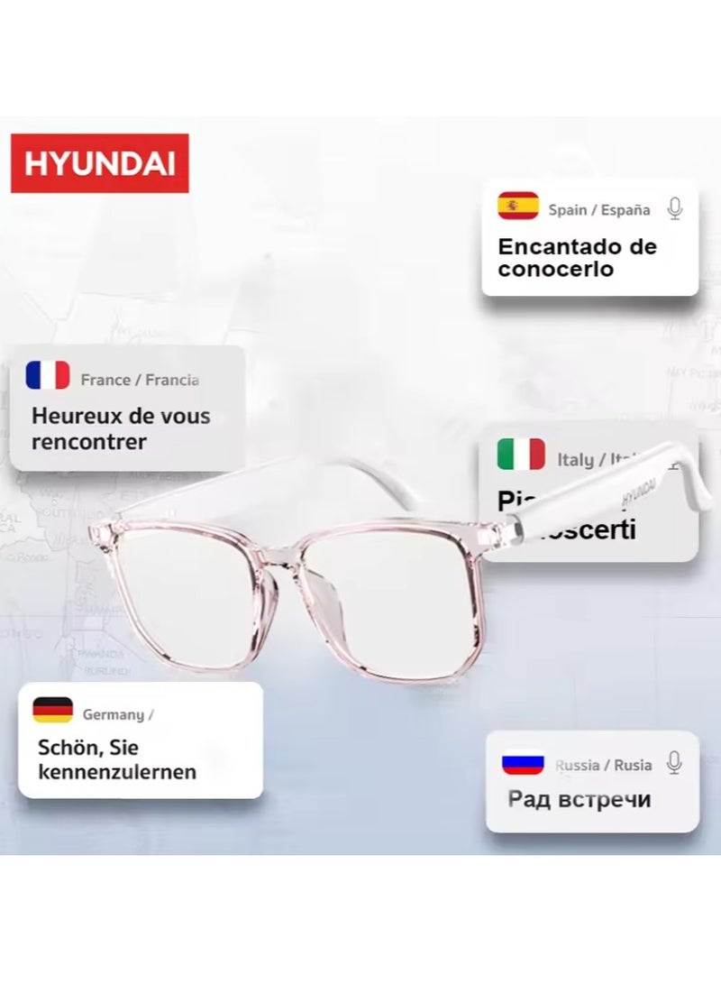 HYUNDAI AI Intelligent Bluetooth Real-time Translation Subtitles Super Glasses Multi-language Simultaneous Translation  - Image 2