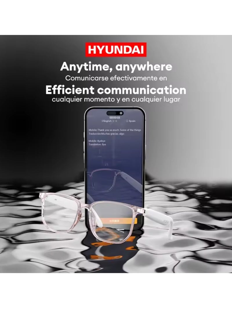 HYUNDAI AI Intelligent Bluetooth Real-time Translation Subtitles Super Glasses Multi-language Simultaneous Translation  - Image 4