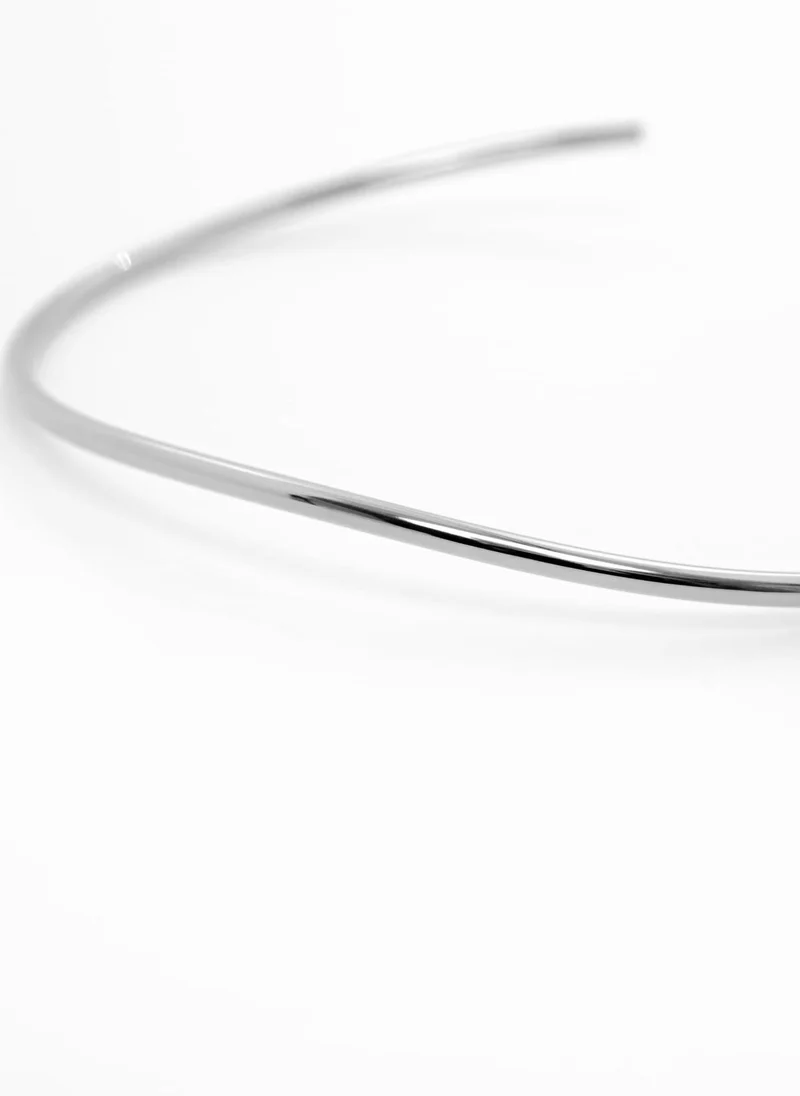 Lichi  Round necklace in smooth metal for Women | Best Price UAE