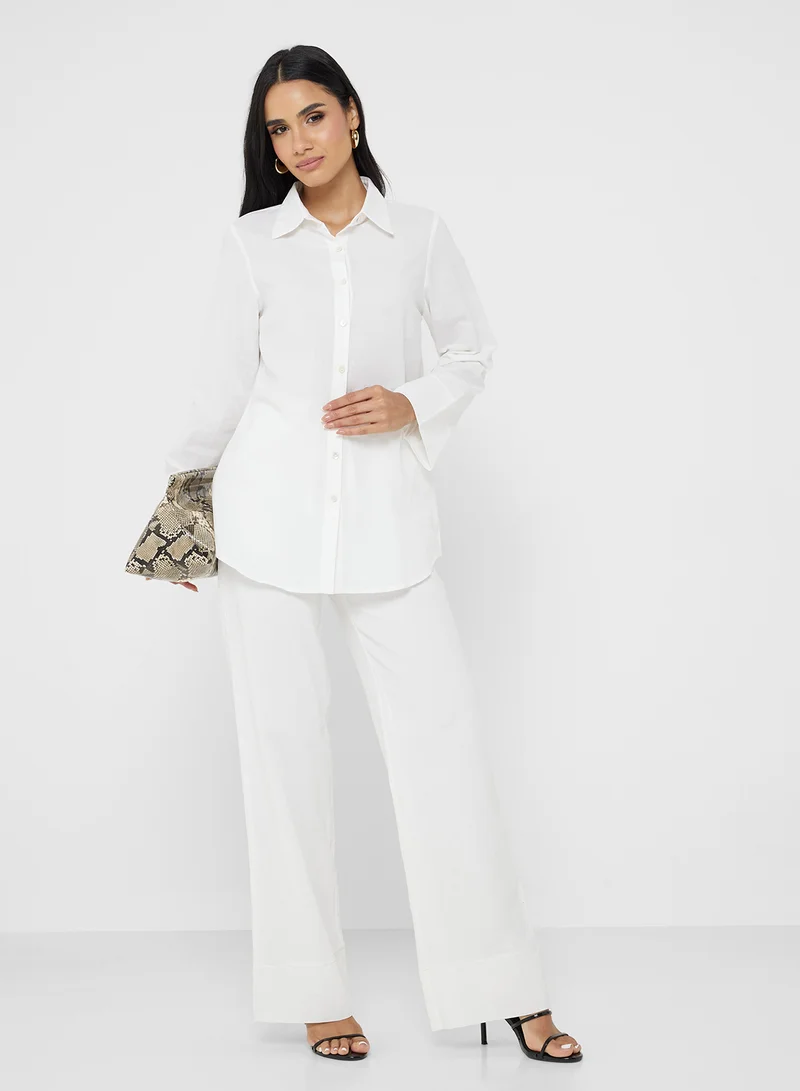 Ginger Oversize Shirt & Pant Coord Set