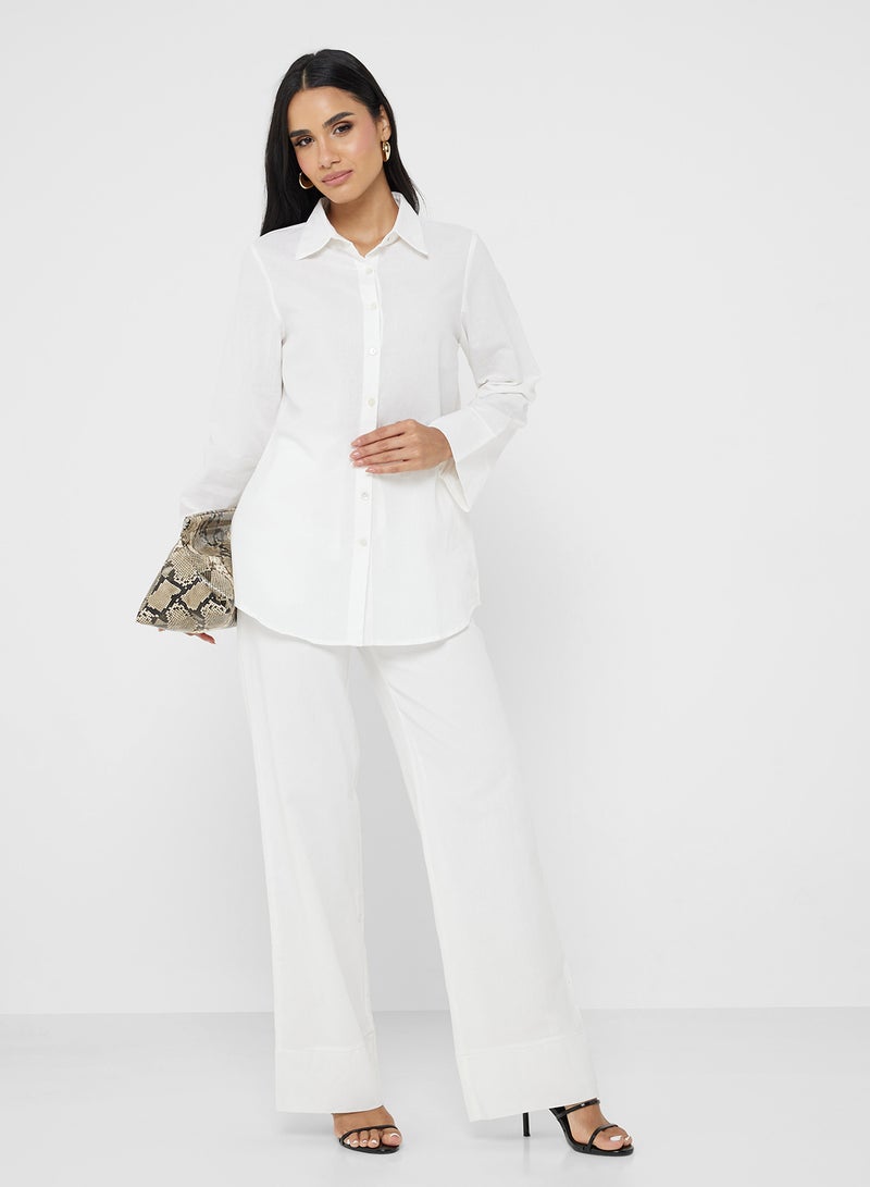 Ginger Oversize Shirt & Pant Coord Set - Image 5