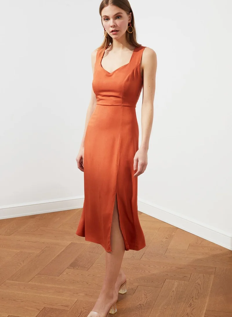 trendyol Sleeveless Sheath Dress