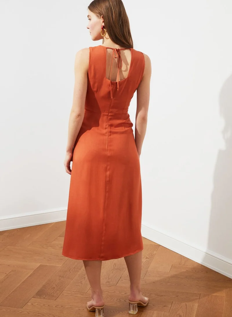 trendyol Sleeveless Sheath Dress