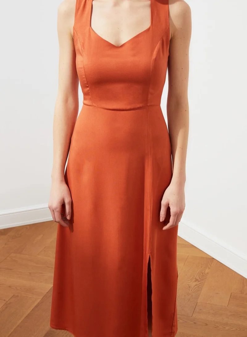 trendyol Sleeveless Sheath Dress