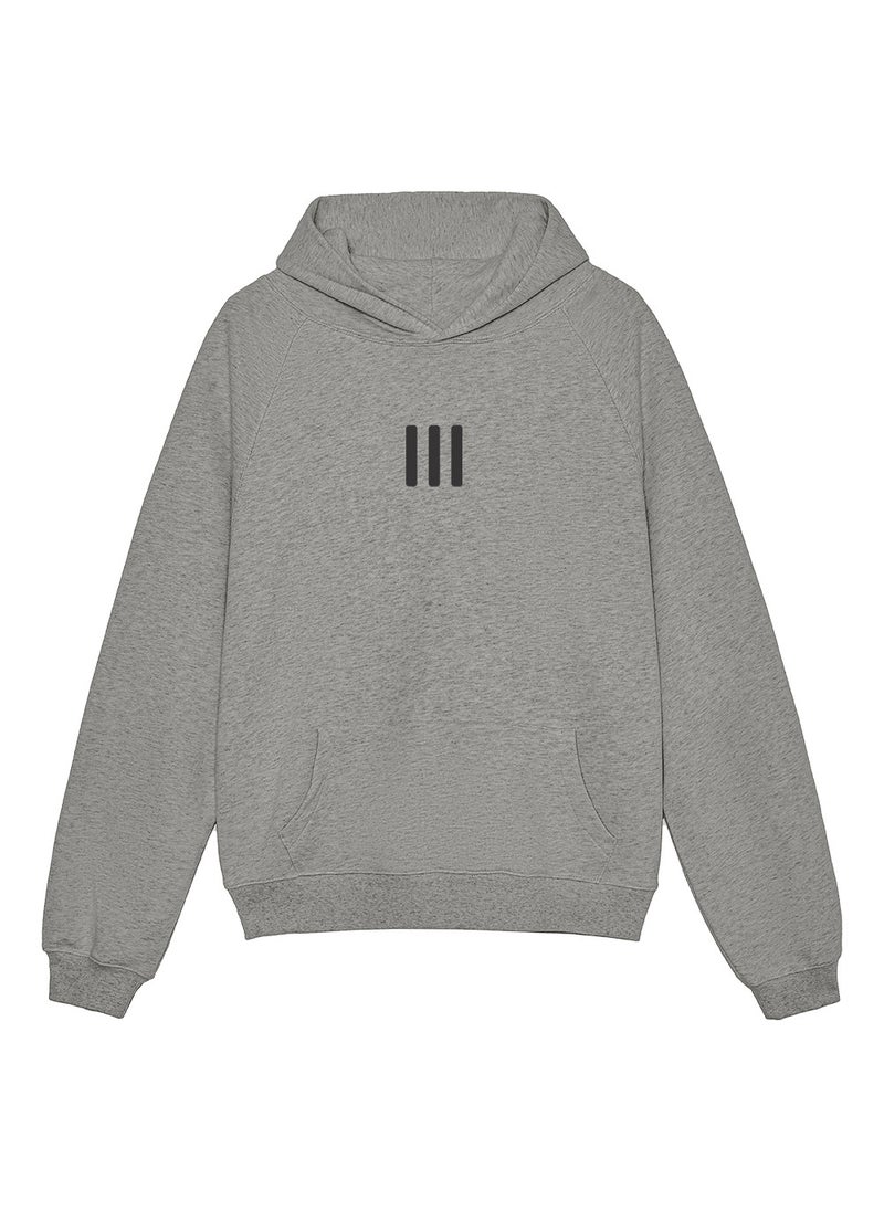 Generic - Unisex Heavyweight Hoodie with Three-Stripe Design Deep oats are not fleece-lined and are too big - Image 1